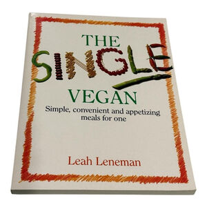 The Single Vegan Leah Leneman Cookbook Meals for One Recipes Paperback Thorsons